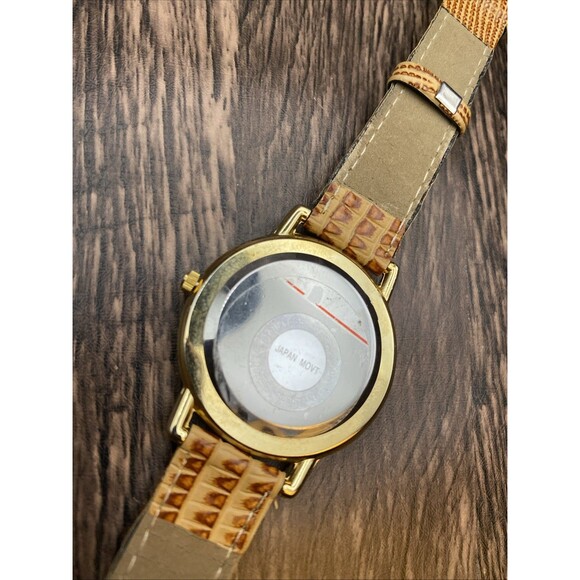 Geneva Pearl Dial Women's Thin Style Watch New Battery - Picture 6 of 10